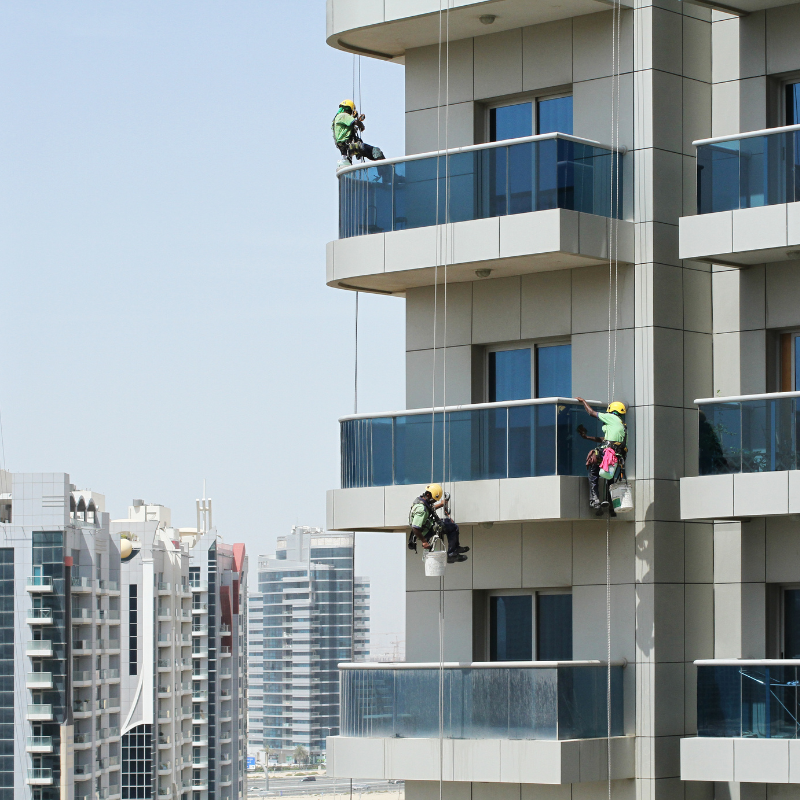 High Rise Window Washing — recent project